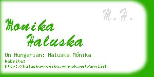monika haluska business card